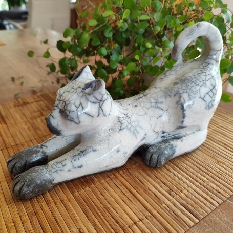 chat s'étirant